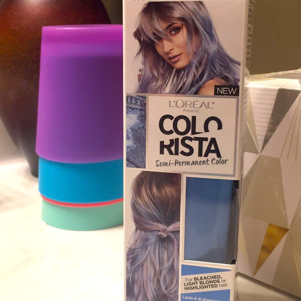 👨🏽‍🎤L’Oréal Colorista Blue Semi-Perm Dye
